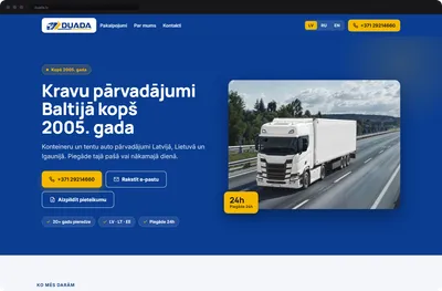 Duada - Kravu pārvadājumi Baltijā