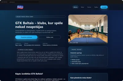 GTK Baltais - Galda tenisa klubs